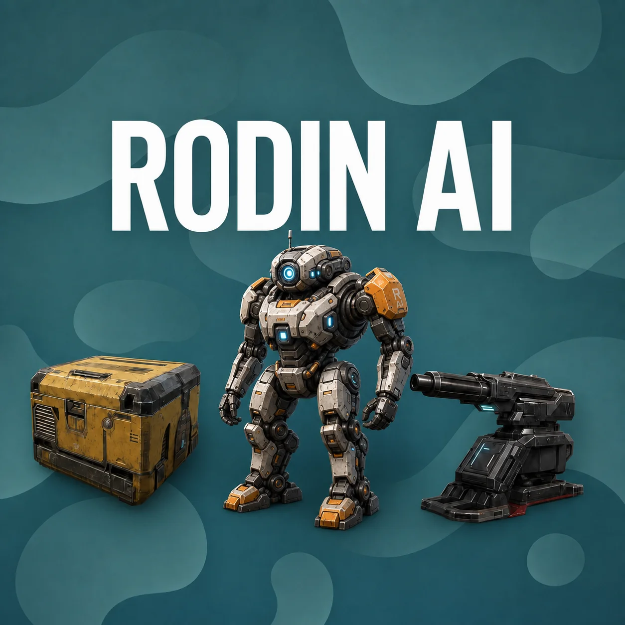 Renderizado de modelo 3D Rodin Gen-2.5